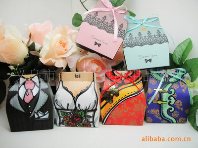 【批發供應婚禮用品 個性喜糖盒 甜甜蜜蜜喜糖盒 義烏喜糖盒批發】價格,廠家,圖片,禮品盒、禮品袋,義烏市金納枝喜慶用品商行-