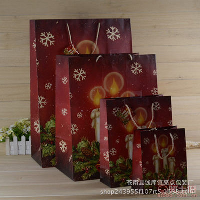 【亮點廠家定制購物袋禮物手提袋紙袋禮品創意方底牛皮紙袋手拎袋】蒼南縣錢庫鎮亮點包裝廠 - 產品庫